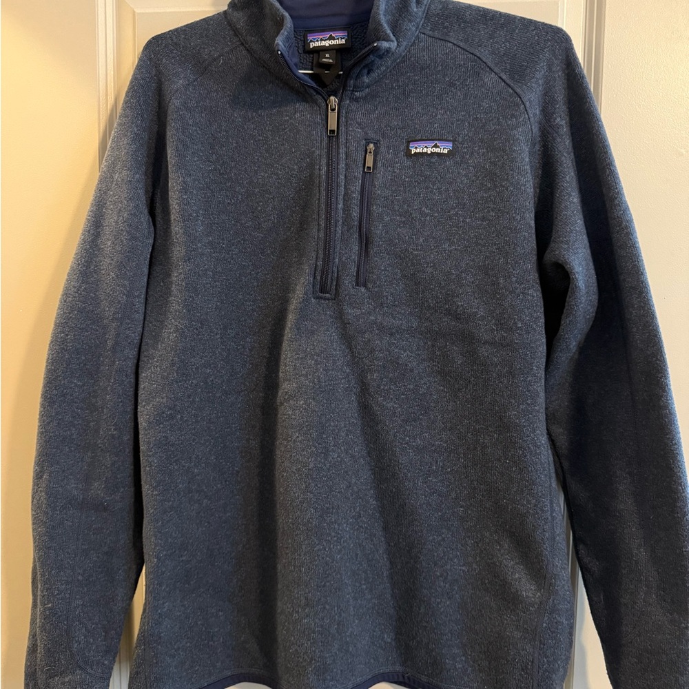 Patagonia Blue Quarter-Zip Pullover